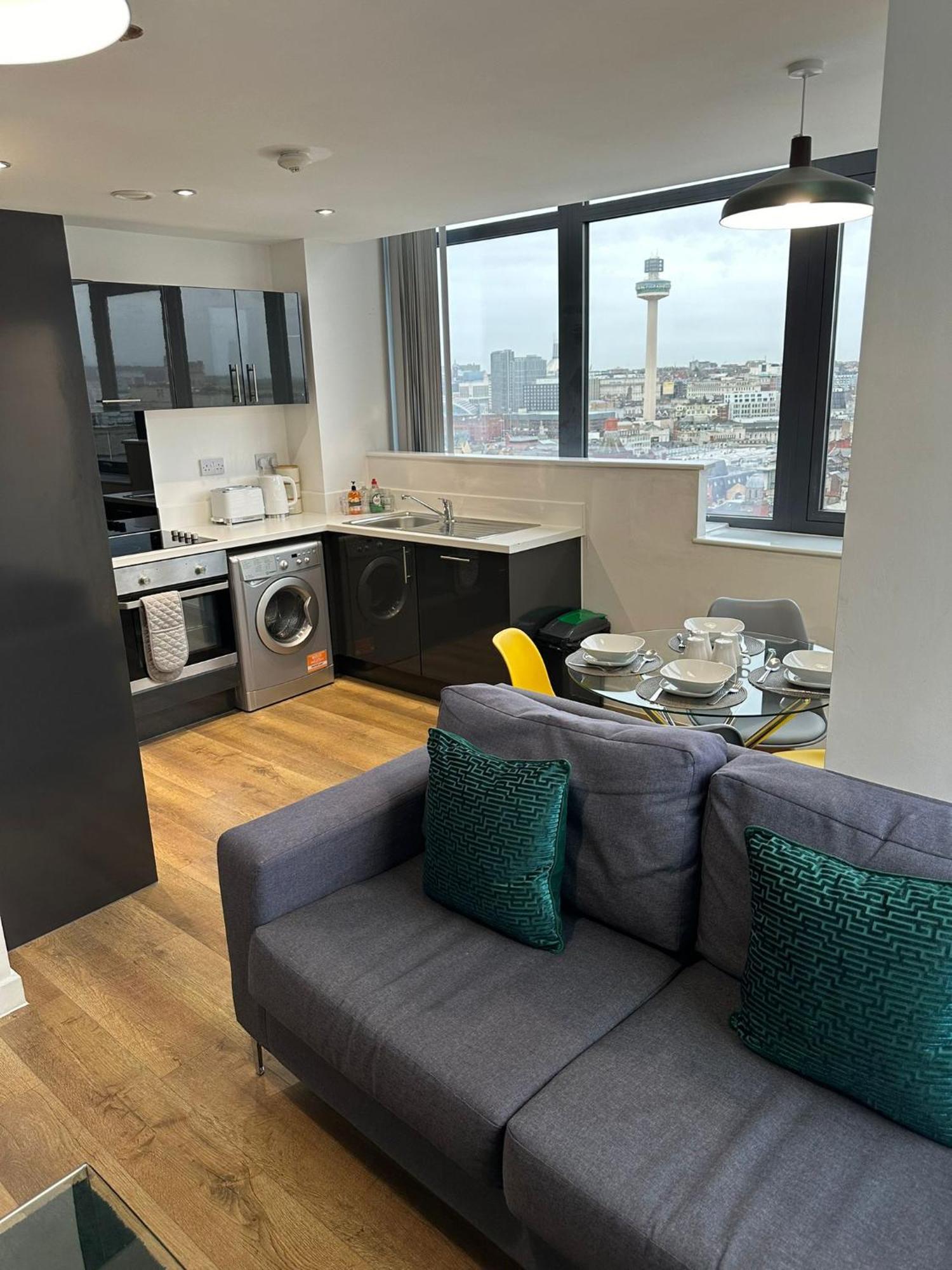Stunning City View Apartment By Central Stay Liverpool Dış mekan fotoğraf